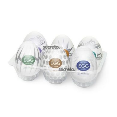 Набір мастурбаторів-яєць Tenga Egg Hard Boild Pack (6 яєць) EGG-VP62 фото