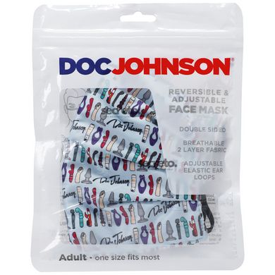 Гігієнічна маска Doc Johnson DJ Reversible and Adjustable face mask SO6071 фото