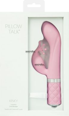 Роскошный вибратор-кролик Pillow Talk - Kinky Pink с кристаллом Сваровски, мощный SO2715 фото