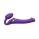 Безремневой страпон с вибрацией Strap-On-Me Vibrating Violet M диаметр 3,3см, пульт ДУ, регулируемый SO3825 фото 7