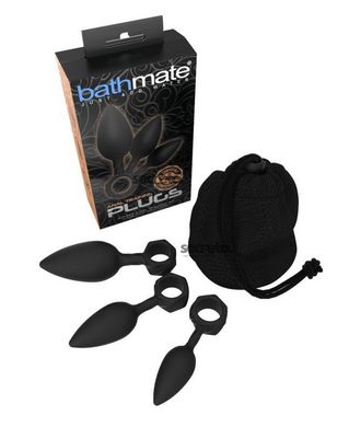 Набір анальних пробок Bathmate Anal Training Plugs, діаметр 2,5 см - 3,1см - 3,8см SO3359 фото