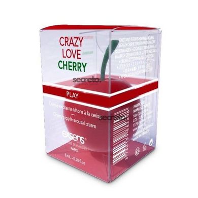 Збуджувальний крем для сосків EXSENS Crazy Love Cherry (8 мл) з жожоба та олією ши, їстівний SO3334 фото