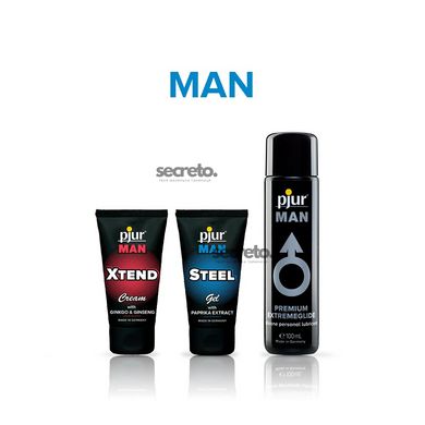 Крем для пеніса стимулювальний pjur MAN Xtend Cream 50 ml, з екстрактом гінкго та женьшеню PJ12900 фото