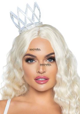 Корона зі стразами Leg Avenue Faux rhinestone die cut crown, з резиночками для кріплення SO7949 фото