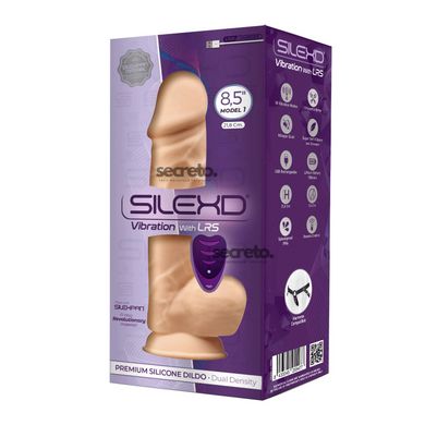 Фалоімітатор з вібрацією SilexD Norman Vibro Flesh (Model 1 size 8,5") + LRS, діаметр 5 см SO8208 фото