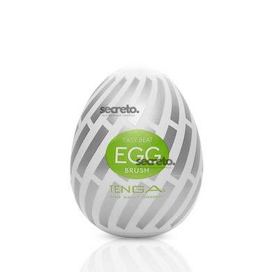 Мастурбатор-яйце Tenga Egg Brush з рельєфом у вигляді великої щетини SO5489 фото