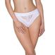 Трусики з широкою гумкою і мереживом Passion PS001 PANTIES white, size M SO4172 фото 1