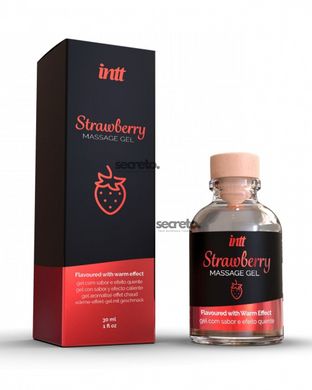 Масажний гель для інтимних зон Intt Strawberry (30 мл) SO5593 фото