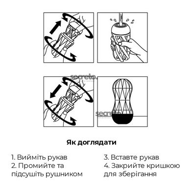 Мастурбатор Tenga Air-Tech Squeeze Strong, сжимаемый корпус, более плотный вход SO3373 фото