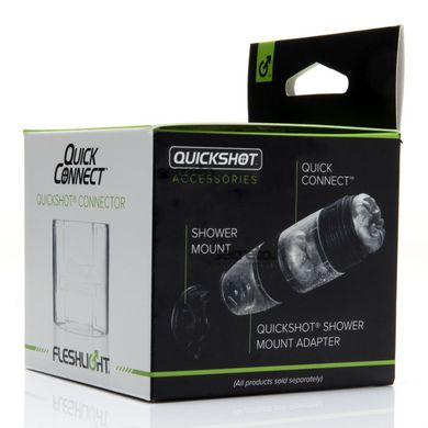 Адаптер Fleshlight Quickshot Quick Connect для соединения двух Квикшотов в одну игрушку F19266 фото