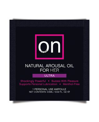 Пробник возбуждающего масла Sensuva - ON Arousal Oil for Her Ultra (0,5 мл) SO3545 фото