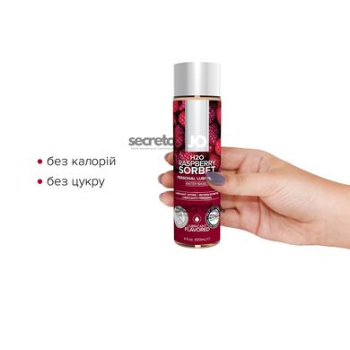 Смазка на водной основе System JO H2O — Raspberry Sorbet (120 мл) без сахара, растительный глицерин SO1671 фото