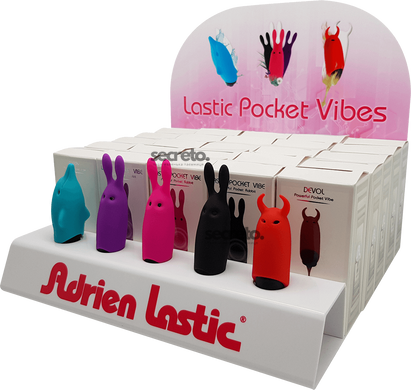 Набор вибраторов Adrien Lastic Promo Pack Pocket Vibe (25 шт + тестеры) AD90505 фото