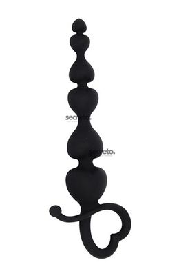 Анальные бусы MAI Attraction Toys №79 Black, длина 18см, диаметр 3,1см SO4637 фото