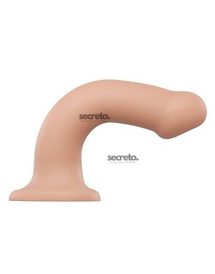 Насадка для страпону Strap-On-Me Dual Density Dildo Flesh L, діаметр 3,7 см, двошарова, гнучкий SO2355 фото