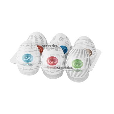 Набір мастурбаторів-яєць Tenga Egg New Standard Pack (6 яєць) SO5493 фото