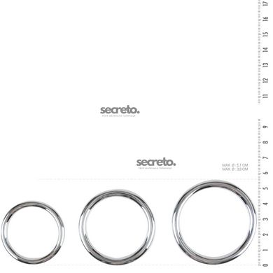 Набір ерекційних кілець Sinner Gear Unbendable – Cock/Ball Ring & Glans Ring Set SO4584 фото