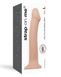 Насадка для страпону Strap-On-Me Dual Density Dildo Flesh L, діаметр 3,7 см, двошарова, гнучкий SO2355 фото 4