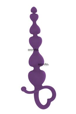 Анальные бусы MAI Attraction Toys №79 Purple, длина 18см, диаметр 3,1см SO4638 фото