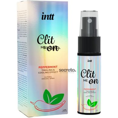 Возбуждающий спрей для клитора Intt Clit Me On Peppermint Cooling Effect 12 мл, охлаждающий эффект SO8392 фото