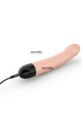 Вибратор Dorcel Real Vibration M Flesh 2.0, диам 3,7см, перезаряжаемый, для точки G SO3819 фото