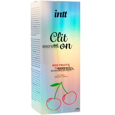 Возбуждающий спрей для клитора Intt Clit Me On Red Fruits Warming Effect 12 мл, согревающий эффект SO8393 фото