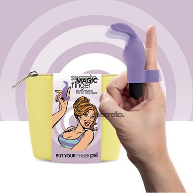 Вибратор на палец FeelzToys Magic Finger Vibrator Purple SO4435 фото