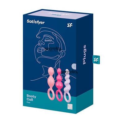 Набір анальних іграшок Satisfyer Plugs (set of 3) - Booty Call, макс. діаметр 3 см SO2324 фото