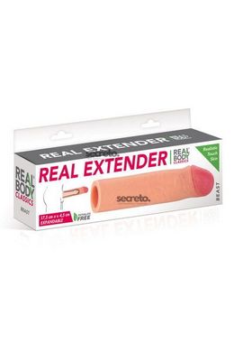 Насадка на член Real Body — Real Extender BEAST з відкритою головкою SO3719 фото