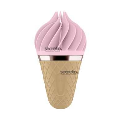 Мороженка спиннатор Satisfyer Lay-On - Sweet Treat Pink/Brown, 10 режимов работы, водонепроницаемая SO3552 фото