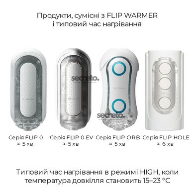 Набір мастурбатора із нагрівачем Tenga Flip Zero Red + Flip Warmer SO4720 фото