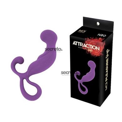 Масажери простати MAI Attraction Toys №80 Purple, довжина 13,4 см, діаметр 3,2 см SO4640 фото