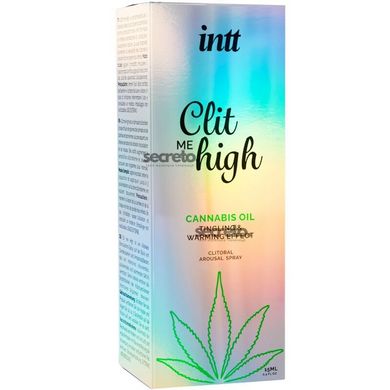 Возбуждающий гель для клитора Intt Clit Me On High Cannabis Oil 15 мл, сильная стимуляция SO8394 фото