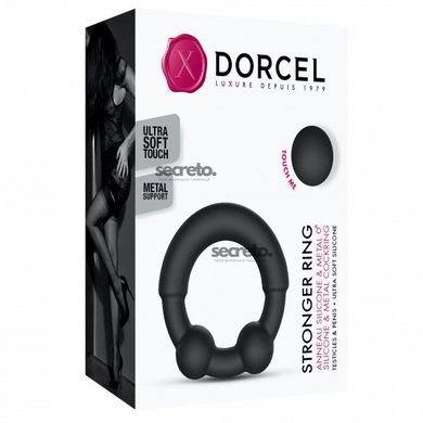 Эрекционное кольцо с металлическими вставками Dorcel STRONGER RING SO5077 фото