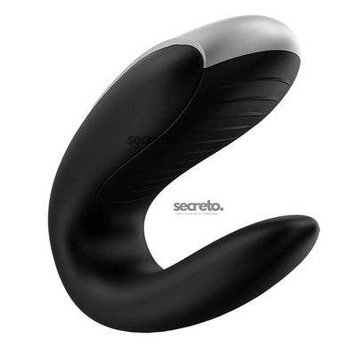 Смартвібратор для пар Satisfyer Double Fun (Black) з пультом ДК SO5058 фото