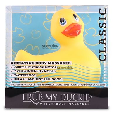 Вибромассажер уточка I Rub My Duckie - Classic Yellow v2.0, скромняжка SO1594 фото