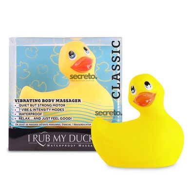 Вибромассажер уточка I Rub My Duckie - Classic Yellow v2.0, скромняжка SO1594 фото