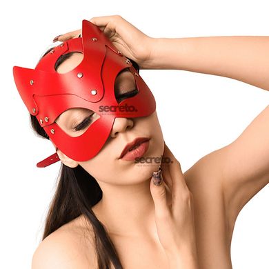 Маска Кошечки Art of Sex - Cat Mask, Красный SO7769 фото