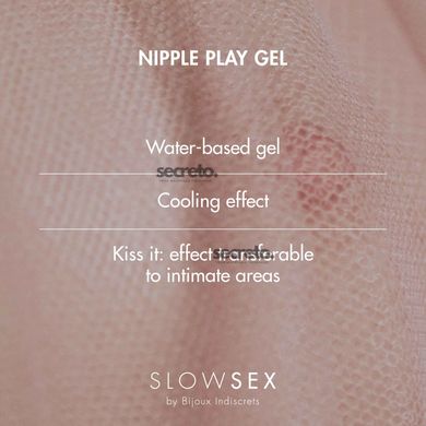 Стимулювальний бальзам для сосків Bijoux Indiscrets Slow Sex Nipple play gel SO5903 фото