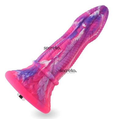 Фалоімітатор для секс-машин Hismith 10.3″ Silicone Monster Dildo Series, система кріплення KlicLok т SO6216 фото