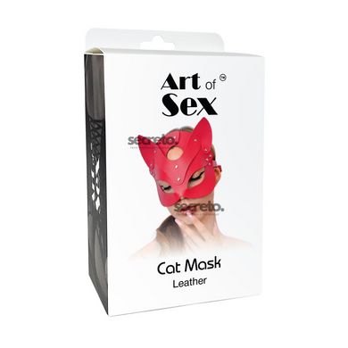 Маска Кішечки Art of Sex - Cat Mask, Красный SO7769 фото