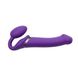 Безремневой страпон с вибрацией Strap-On-Me Vibrating Violet L, диам. 3,7см, пульт ДУ, регулируемый SO3826 фото 6