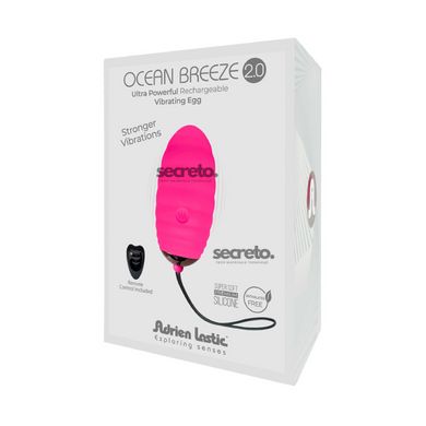 Виброяйце Adrien Lastic Ocean Breeze 2.0 Pink SO7028 фото