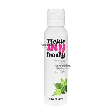 Масажна піна Love To Love TICKLE MY BODY Fresh Mint (150 мл) зволожувальна SO1386 фото