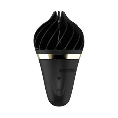 Мороженка спиннатор Satisfyer Lay-On - Sweet Treat Black/Gold, 10 режимов работы, водонепроницаемая SO3551 фото