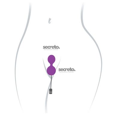 Вагинальные шарики с вибрацией Adrien Lastic Kegel Vibe Purple, диаметр 3,7см AD40753 фото