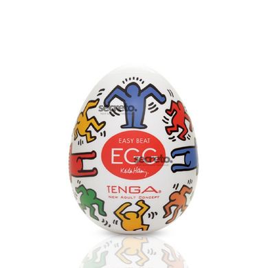 Мастурбатор-яйцо Tenga Keith Haring Egg Dance SO1702 фото