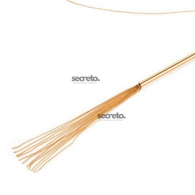 Ланцюжок-батіг на шию Bijoux Indiscrets MAGNIFIQUE Necklace Whip - Gold, прикраса для тіла SO2661 фото