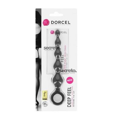 Анальний ланцюжок Dorcel Deep Feel, силікон, макс. діаметр 2,5 см, пружна MD1120 фото