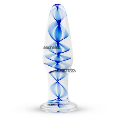 Скляна анальна пробка з внутрішньою спіраллю Gildo Glass Buttplug No. 23 SO4417 фото